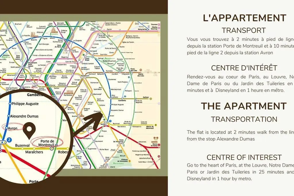 公寓 41.Appart 4Pers#1 Bedroom #Pere Lachaise #Nation 巴黎